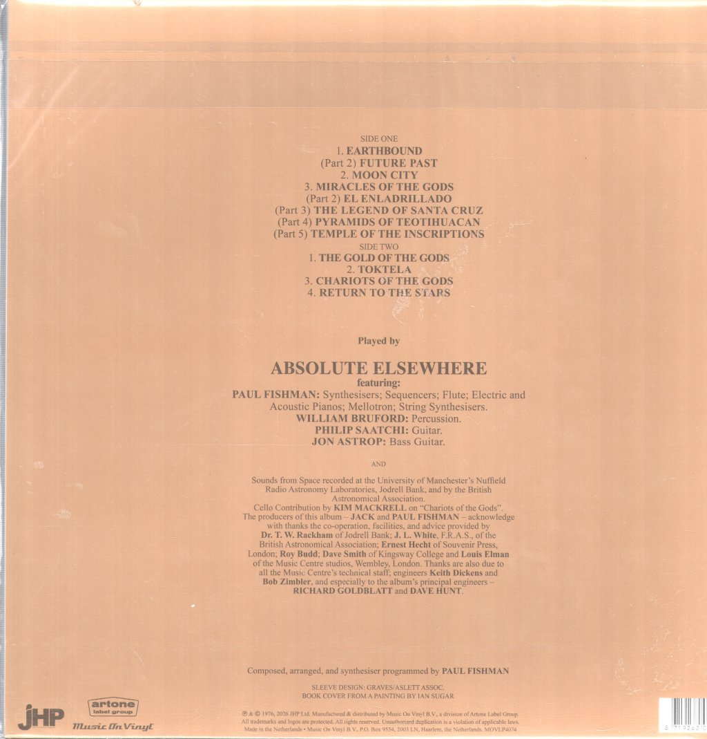 Absolute Elsewhere - In Search Of Ancient Gods - Lp
