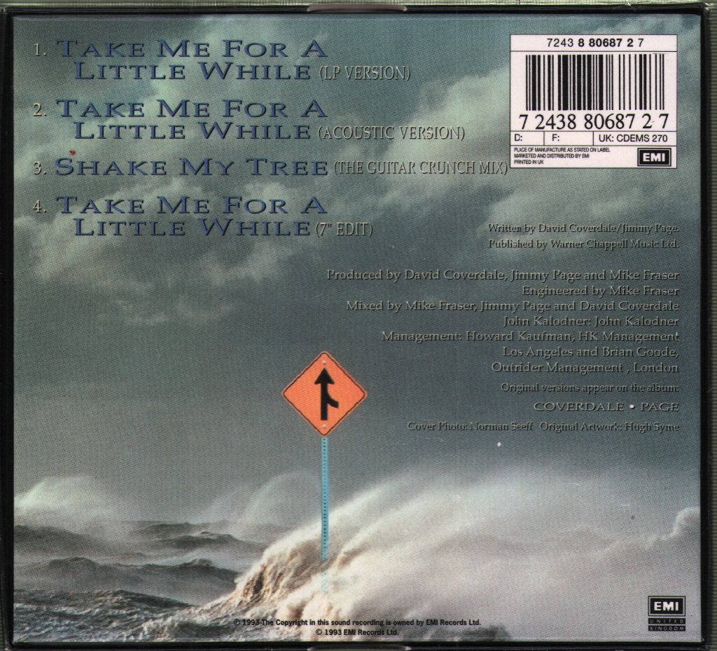 Coverdale Page - Take Me For A Little While - Cd Box Set