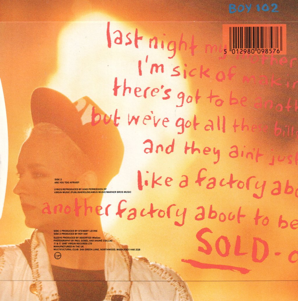 Boy George - Sold - 7 Inch