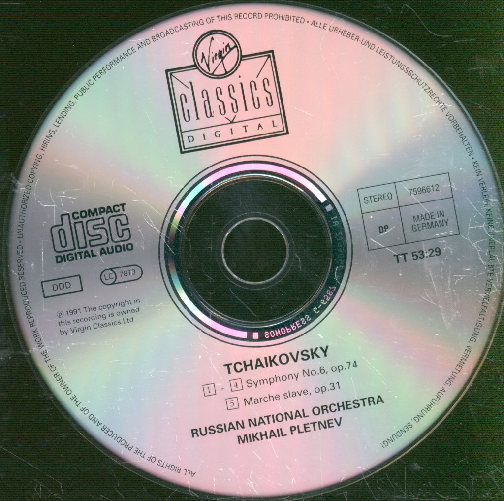 Russian National Orchestra, Mikhail Pletnev - Tchaikovsky - Symphony 6 Pathétique / Marche Slave - Cd