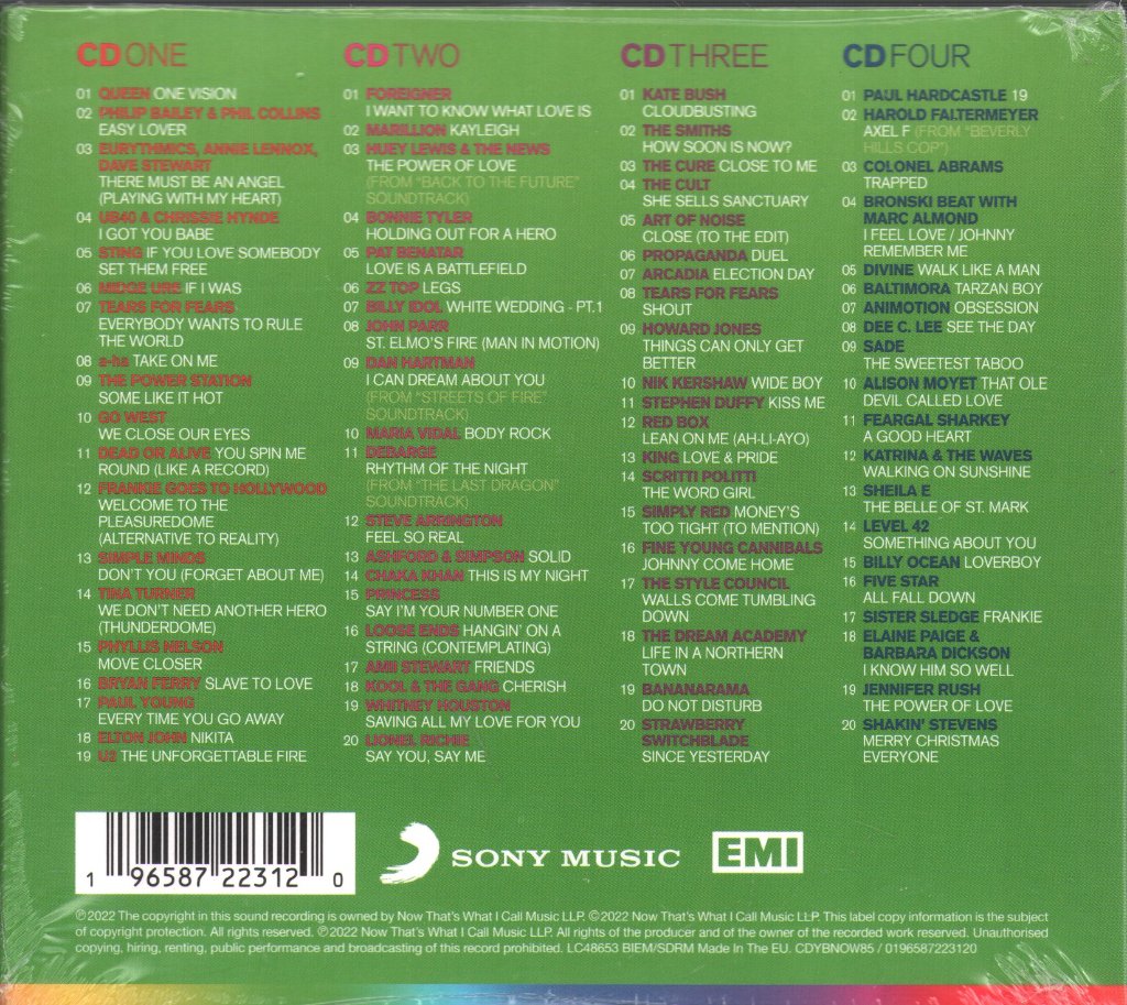 Various Artists - Now Yearbook 1985 - Cd Set