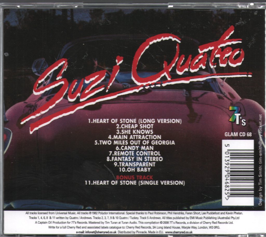 Suzi Quatro - Main Attraction - Cd