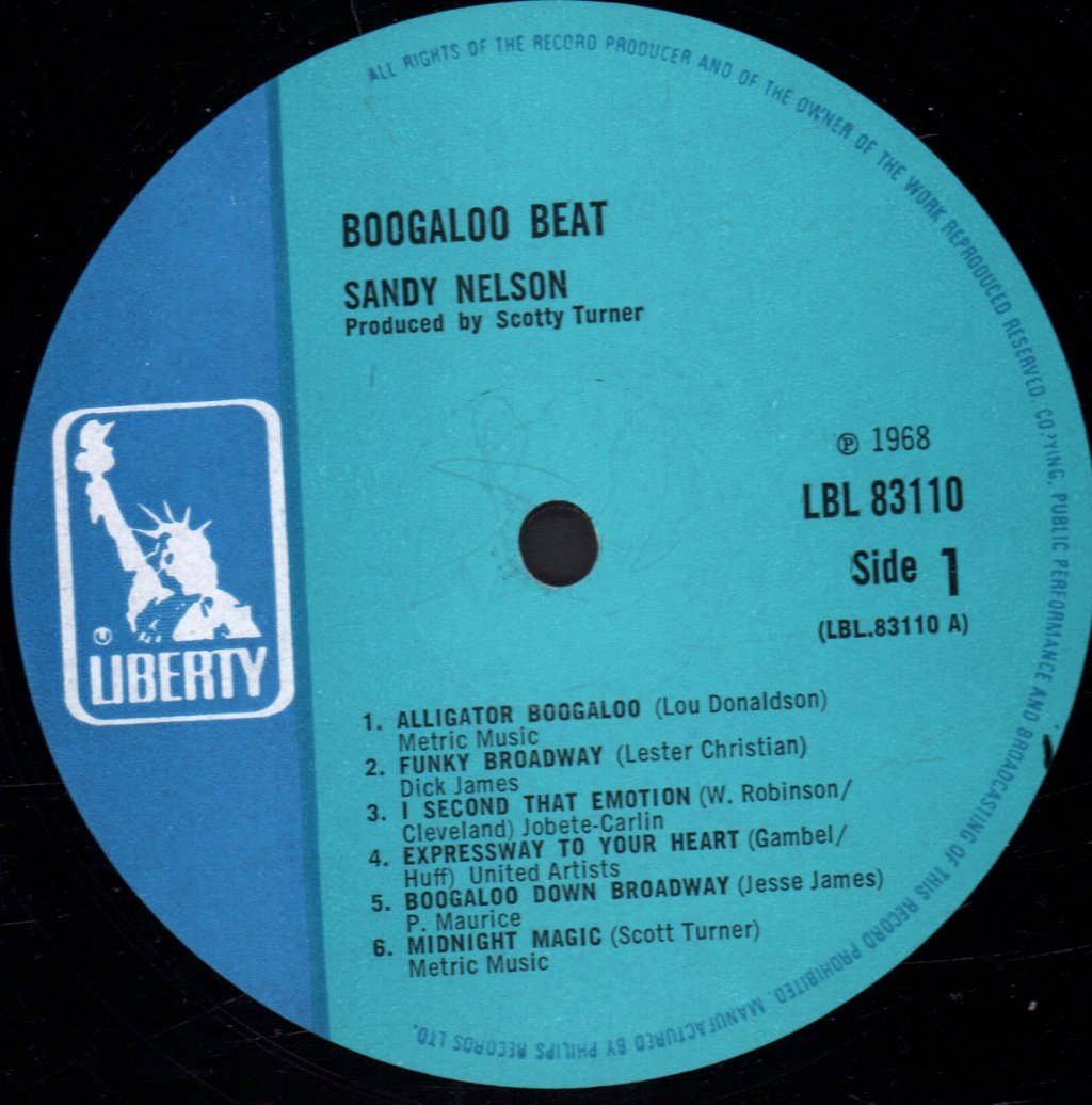 Sandy Nelson - Boogaloo Beat - Lp