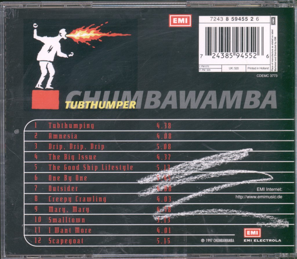 Chumbawamba - Tubthumper - Cd
