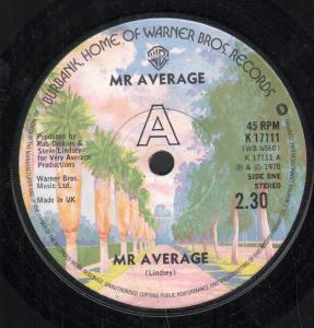 Mr Average - Mr Average - 7 Inch