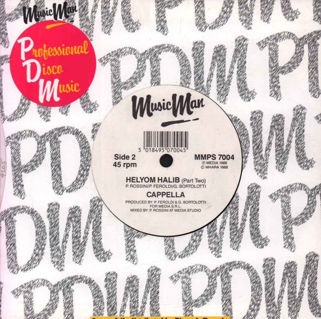 Cappella - Helyom Halib - 7 Inch