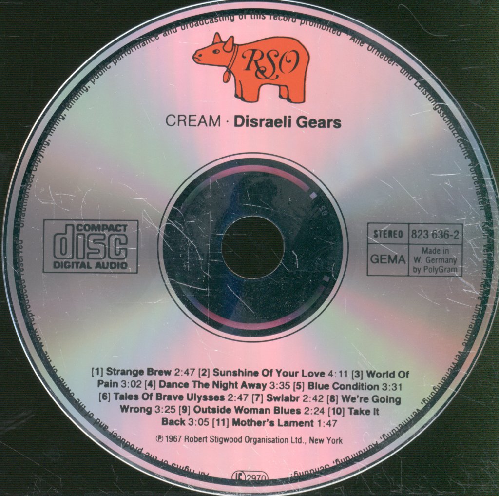 Cream - Disraeli Gears - Cd