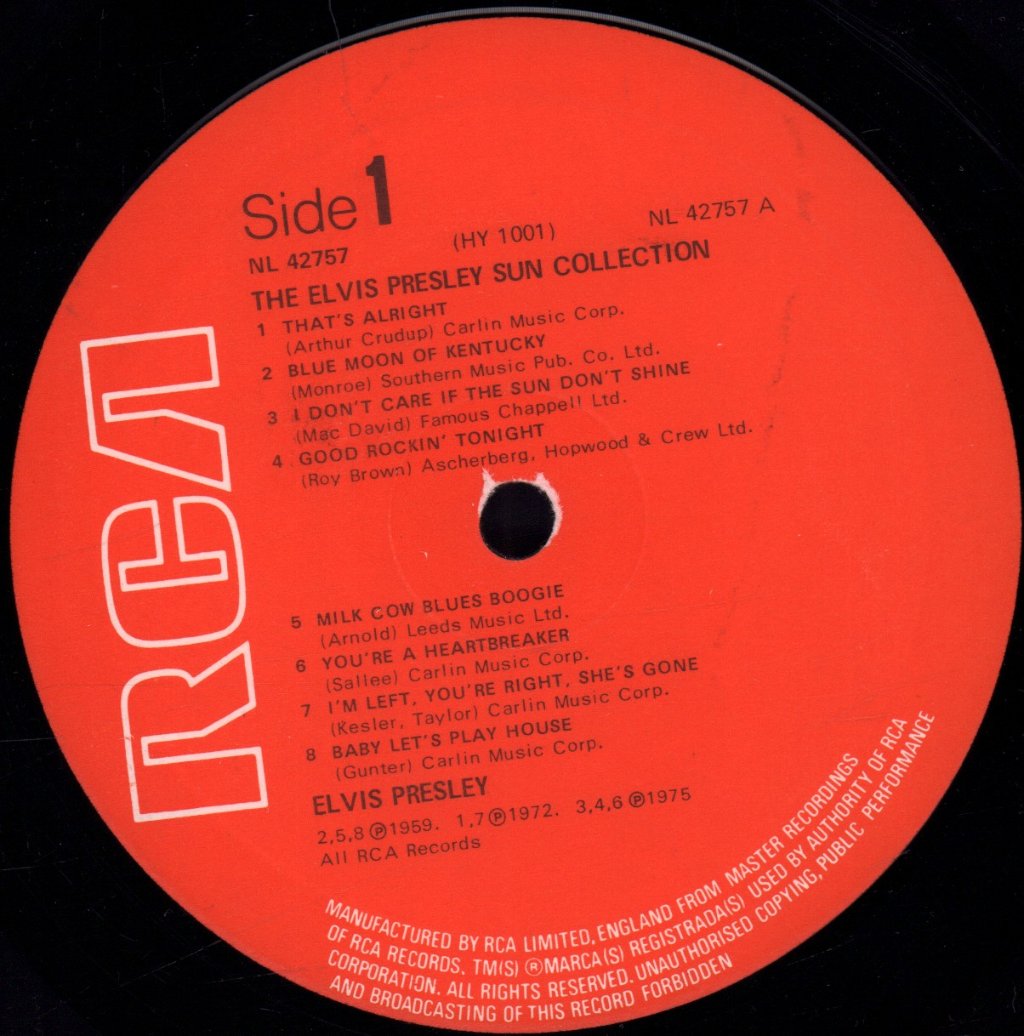 Elvis Presley - Sun Collection - Lp