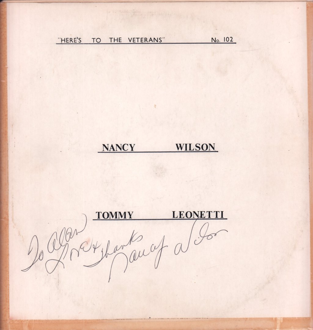 nancy wilson / tommy leonetti - veterans administration - Lp