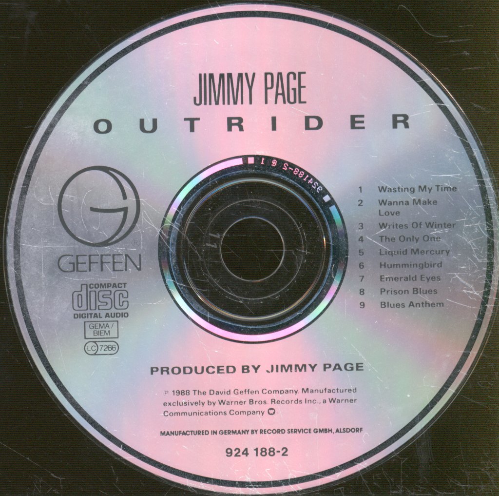 Jimmy Page - Outrider - Cd