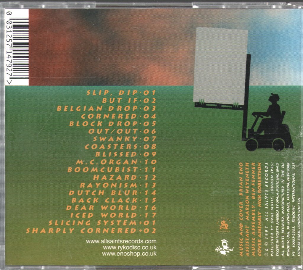 Brian Eno - Drop - Cd