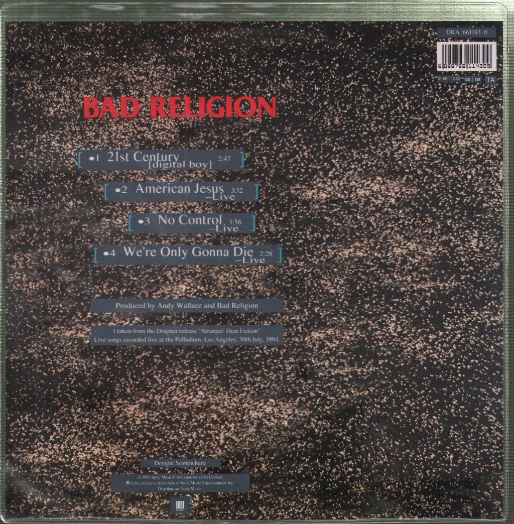 Bad Religion - 21St Century - 10 Inch