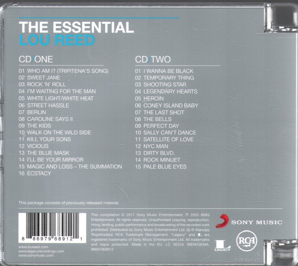 Lou Reed - Essential - Double Cd