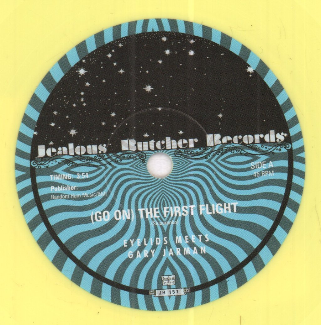 Eyelids Meet Gary Jarman (cribs) - (Go On) The First Flight - 7 Inch