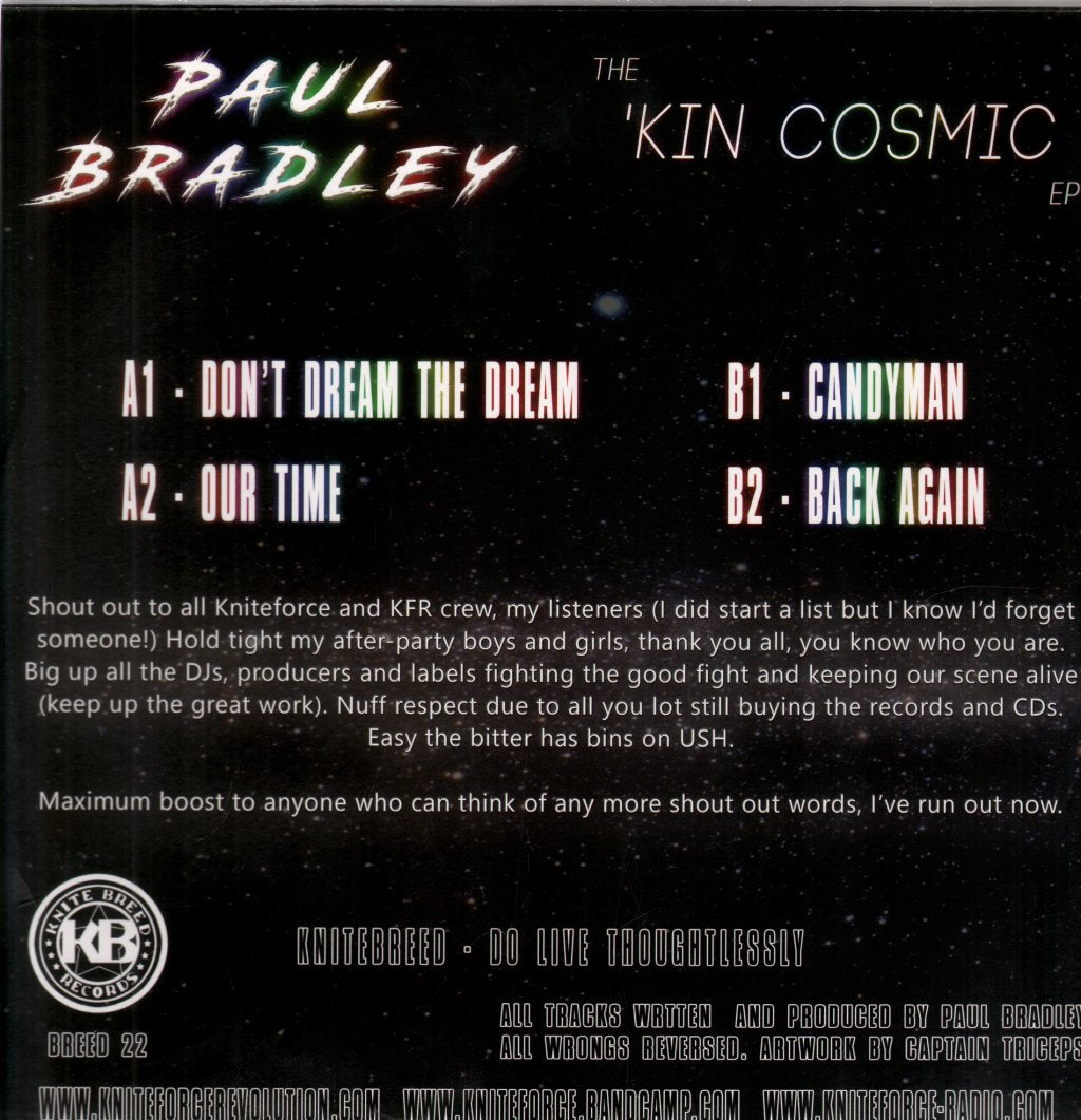 Paul Bradley - 'Kin Cosmic EP - 12 Inch