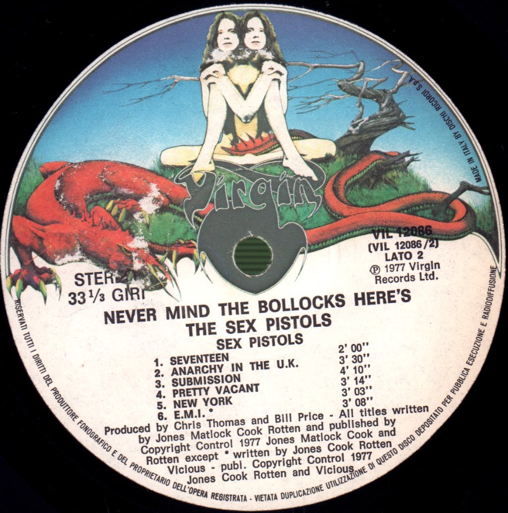 Sex Pistols - Never Mind The Bollocks - Lp