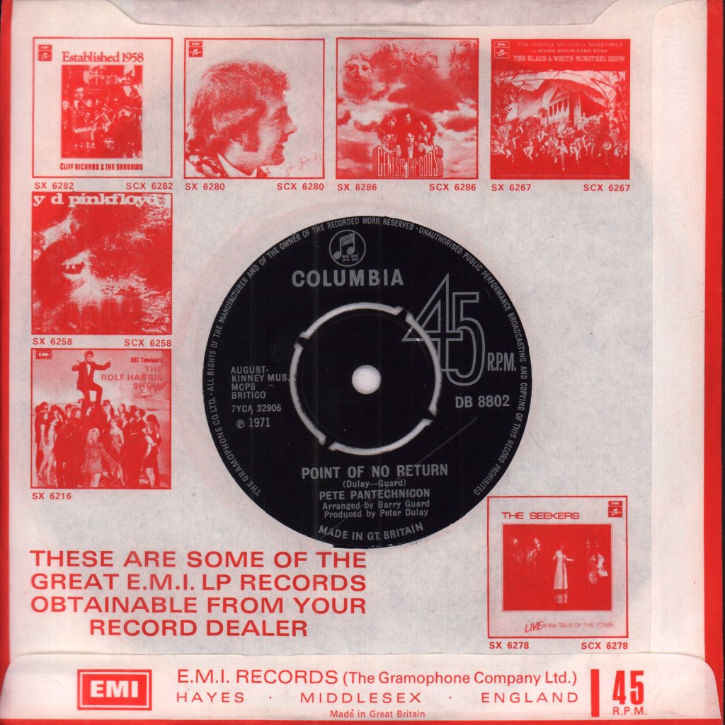 Pete Pantechnicon - Jungle Jim - 7 Inch