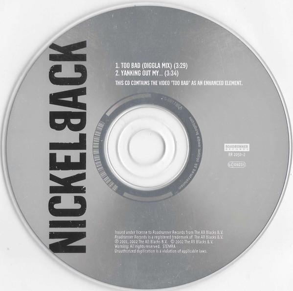 Nickelback - Too Bad - Cd