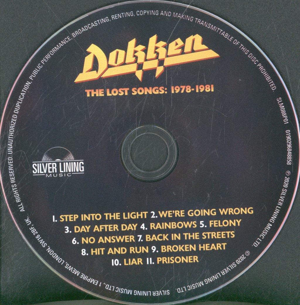 Dokken - Lost Songs: 1978-1981 - Cd