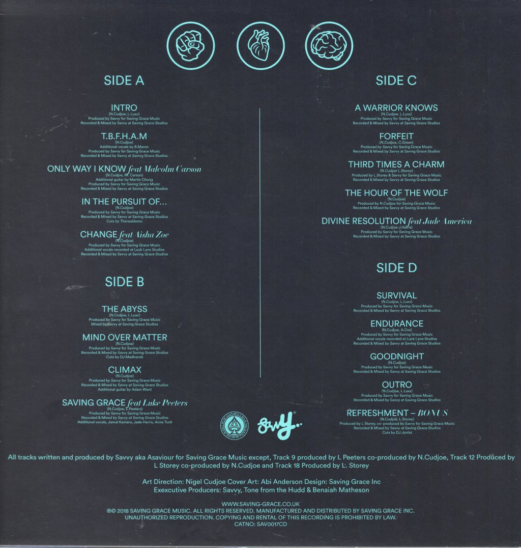Savvy - Battle For Hearts And Minds - Double Lp