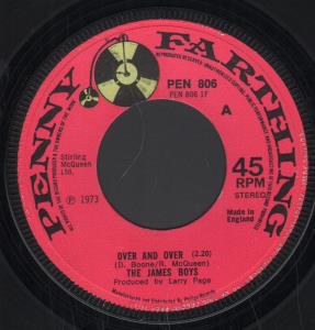 James Boys - Over And Over - 7 Inch