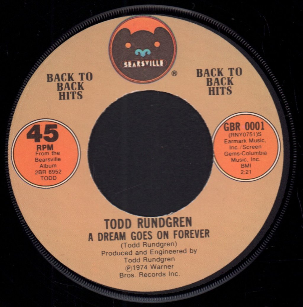Todd Rundgren - Hello It's Me - 7 Inch