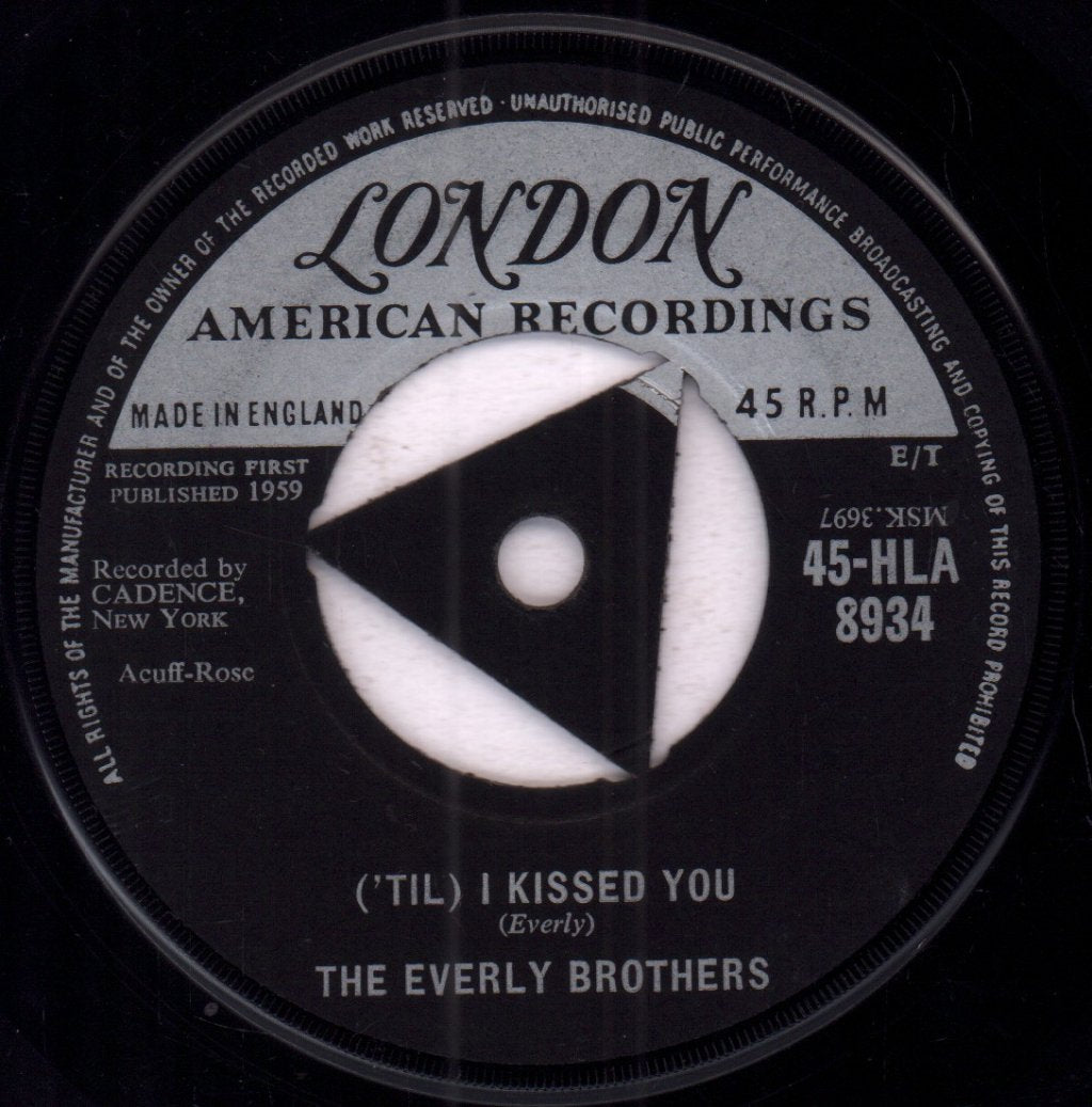 Everly Brothers - Til I Kissed You - 7 Inch