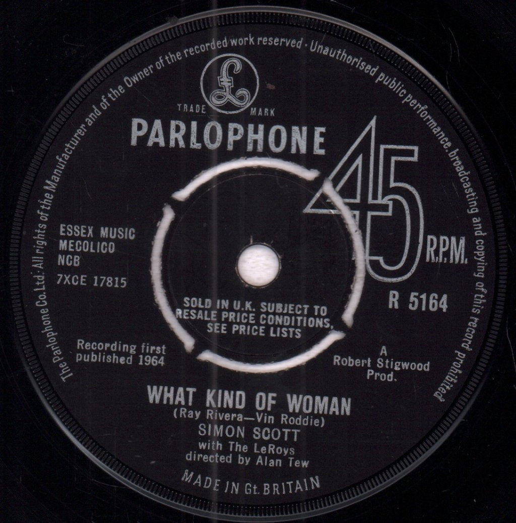 Simon Scott (60'S Pop/Beat) - Move It Baby - 7 Inch