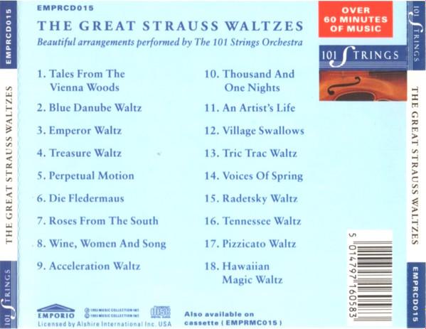 101 Strings - Great Strauss Waltzes - Cd