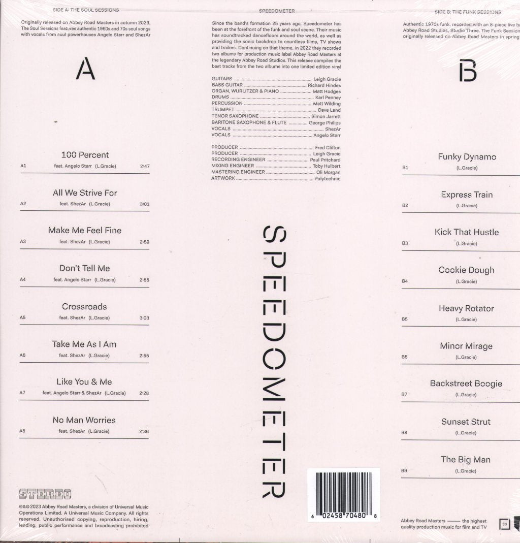 Speedometer - Abbey Road Masters: The Soul & Funk Sessions - Lp
