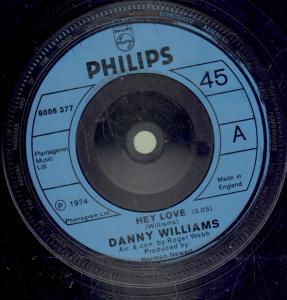 Danny Williams - Hey Love - 7 Inch