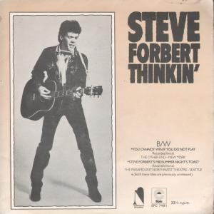Steve Forbert - Thinkin' - 7 Inch