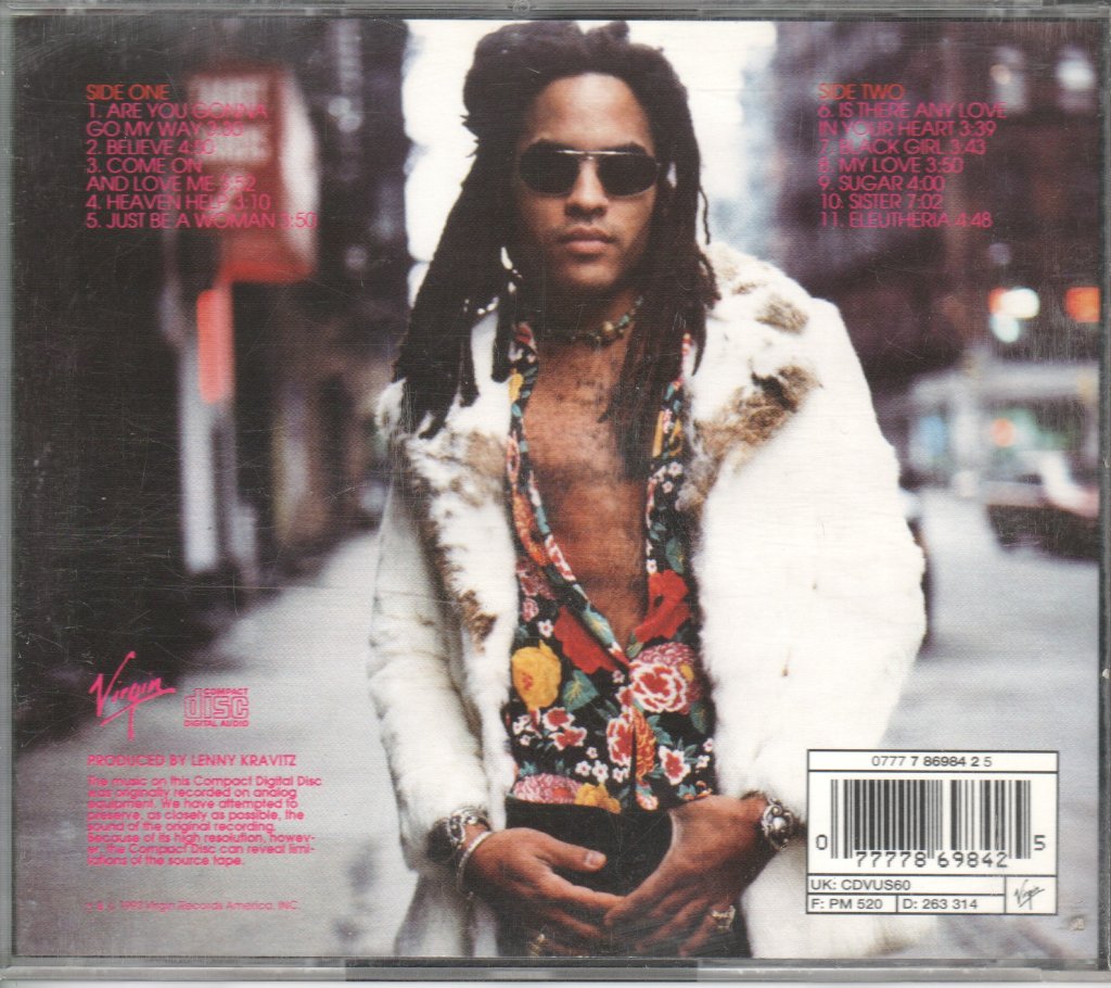Lenny Kravitz - Are You Gonna Go My Way - Cd