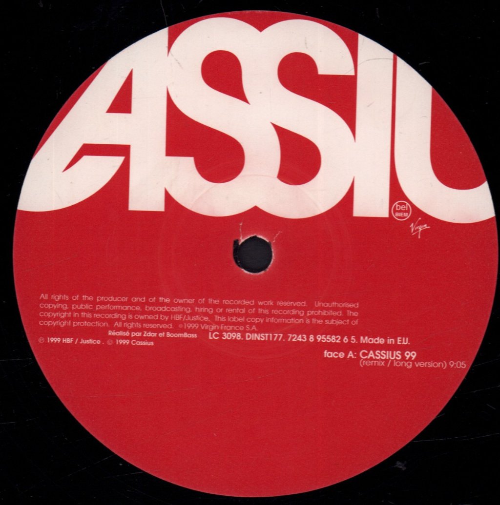 Cassius - Cassius 1999 - 12 Inch