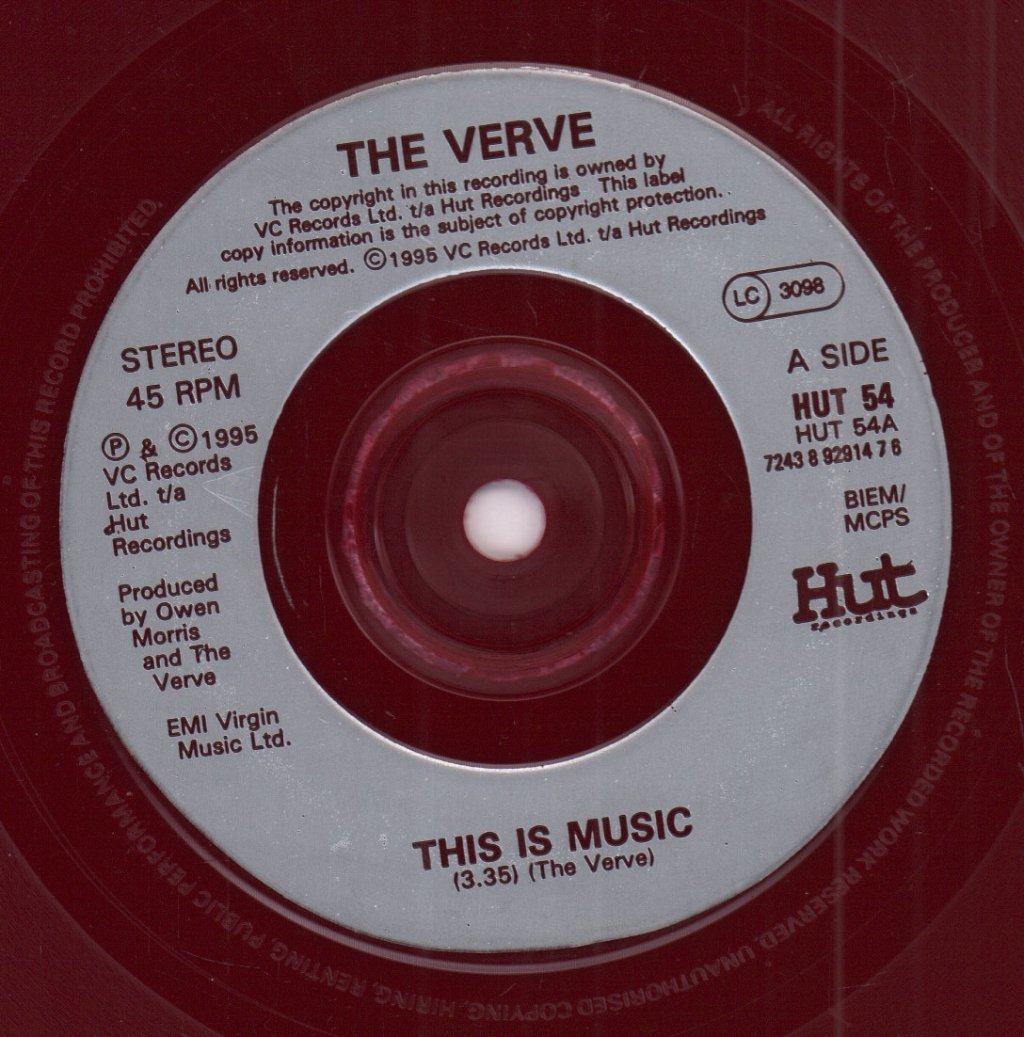 Verve - This Is Music - 7 Inch