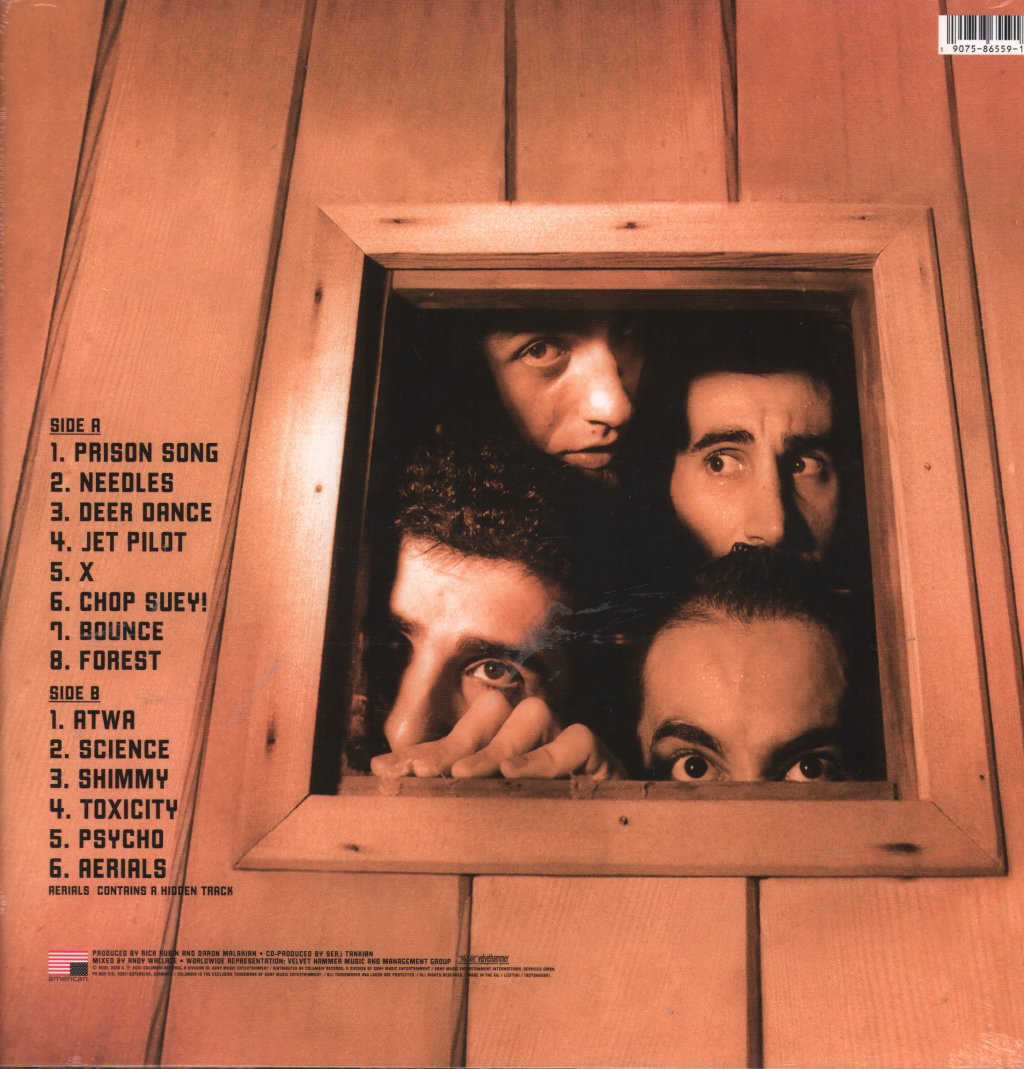 System Of A Down - Toxicity - Lp
