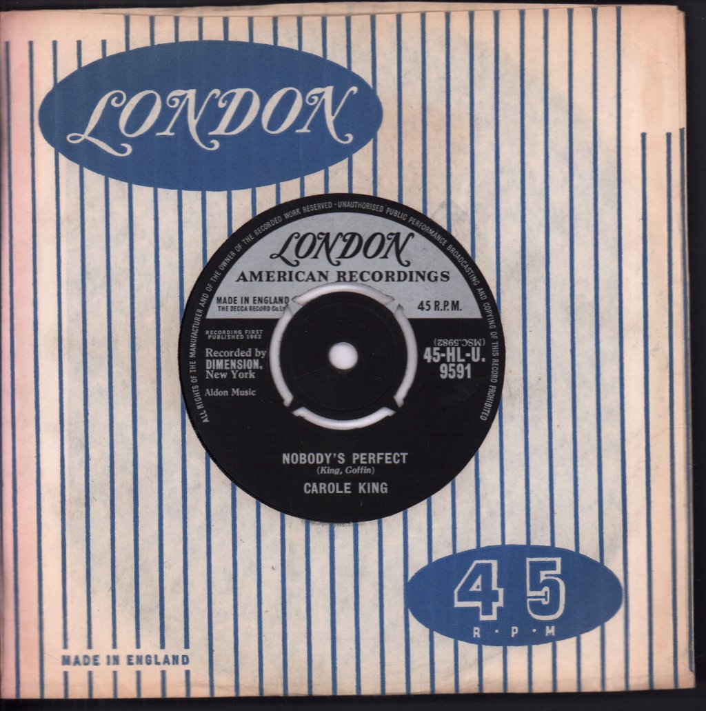Carole King - It Might As Well Rain Until September - 7 Inch