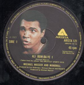 Michael Masser And Mandrill - Ali Bom Ba Ye - 12 Inch