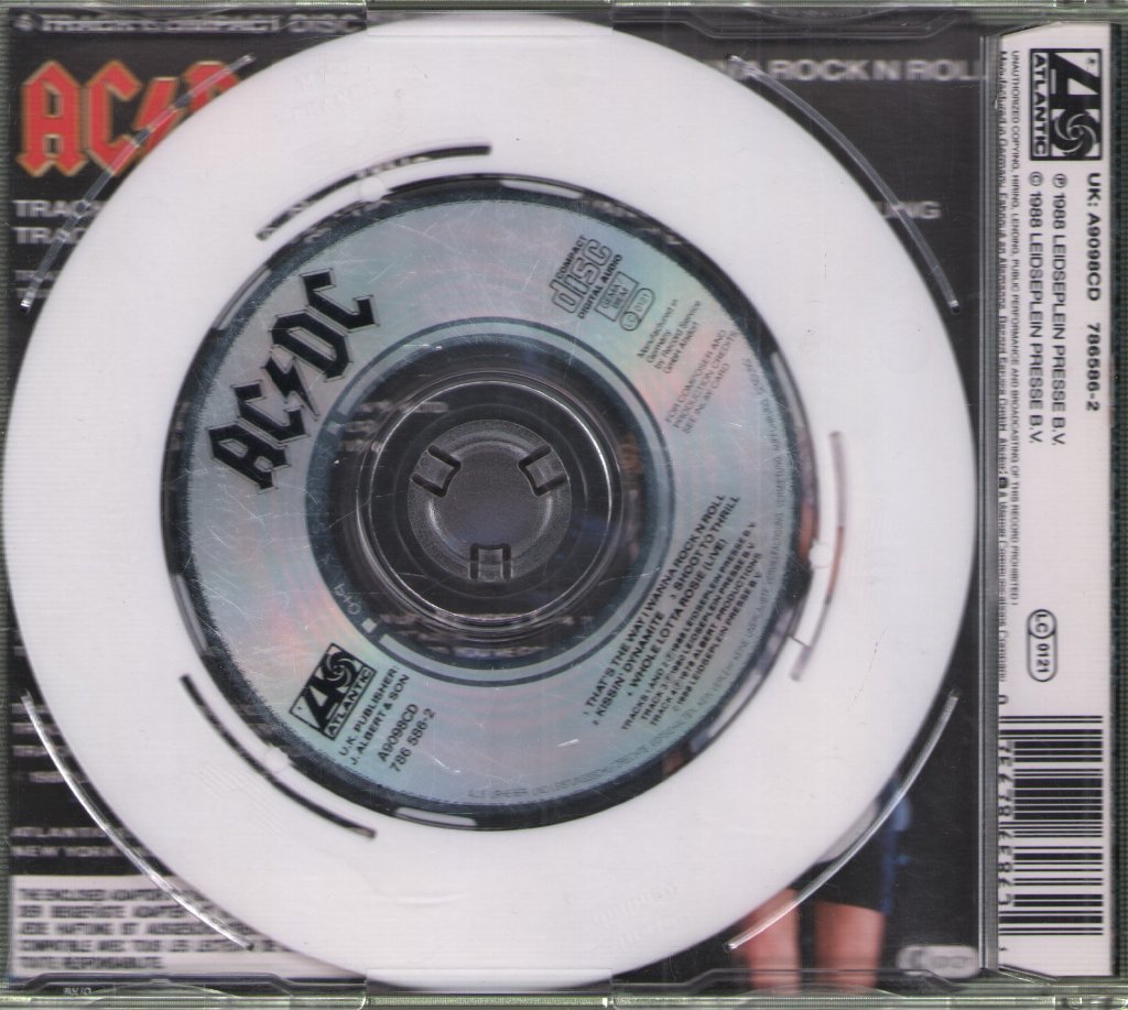 AC/DC - That's The Way I Wanna Rock N Roll - Cd