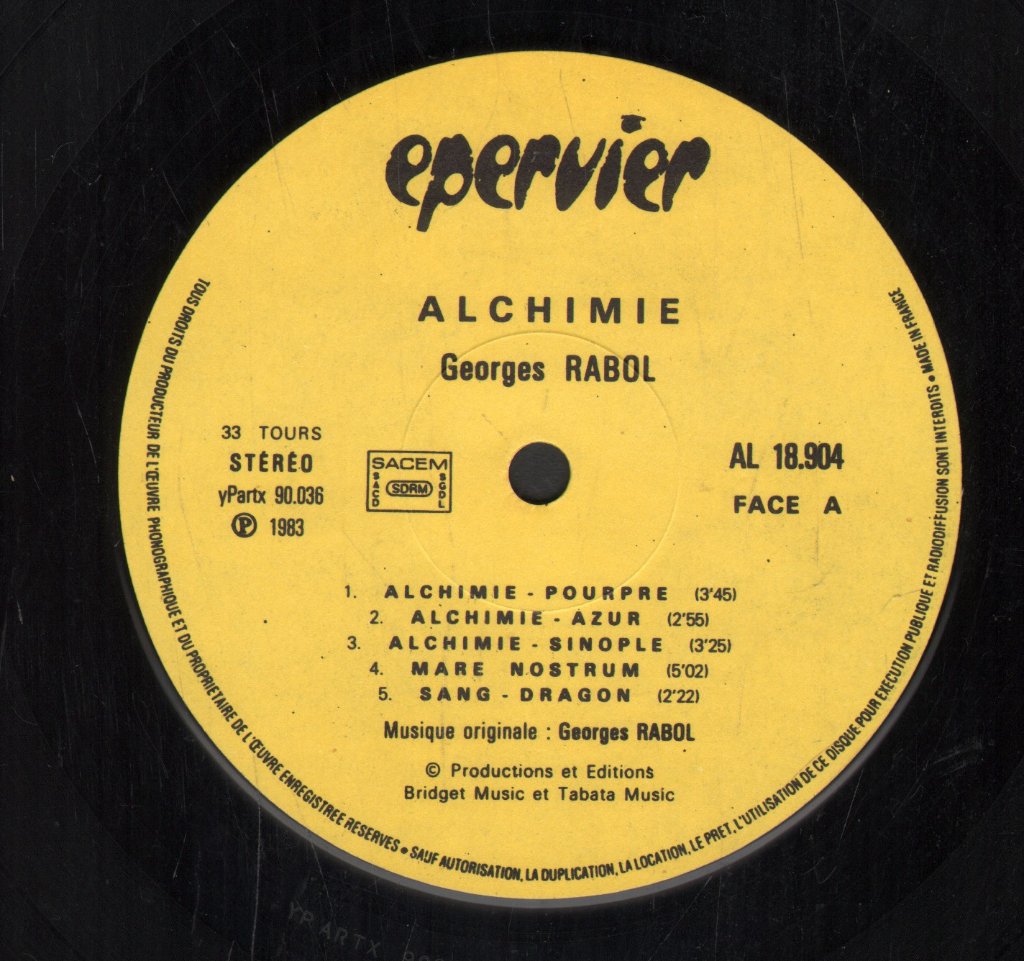 Georges Rabol - Alchimie - Lp