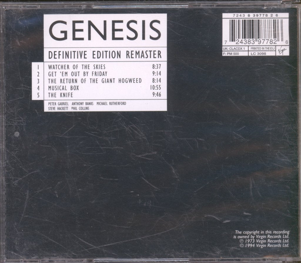 Genesis - Live - Cd