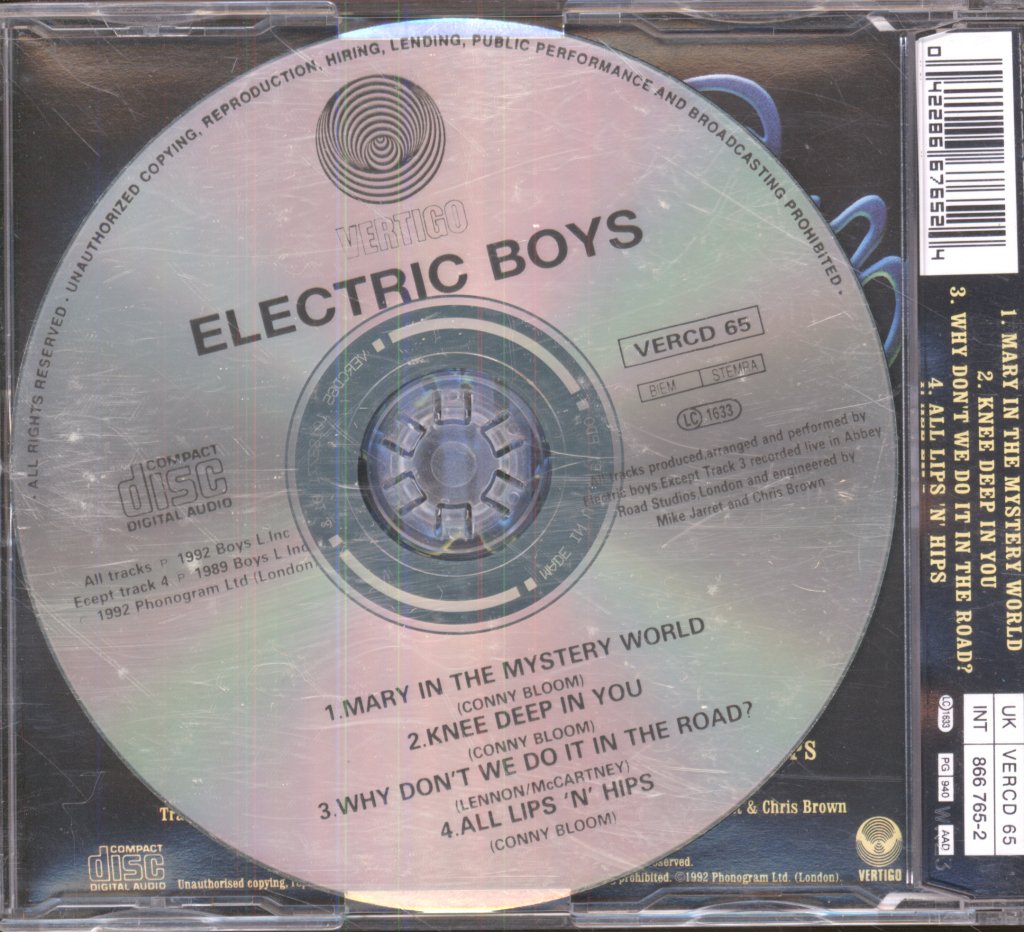 Electric Boys - Mary In The Mystery World - Cd