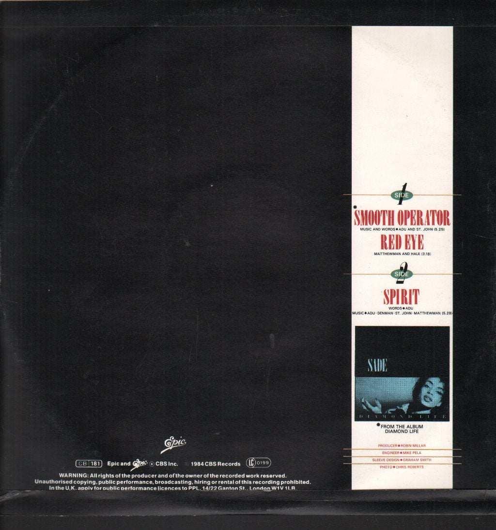 Sade - Smooth Operator - 12 Inch