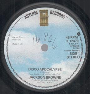 Jackson Browne - Disco Apocalypse - 7 Inch