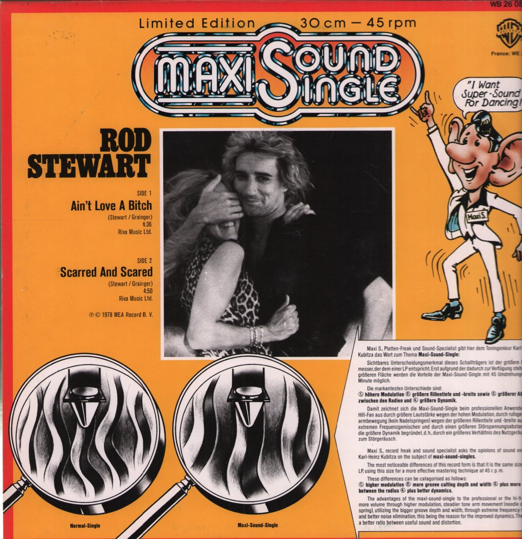 Rod Stewart - Ain't Love A Bitch - 12 Inch