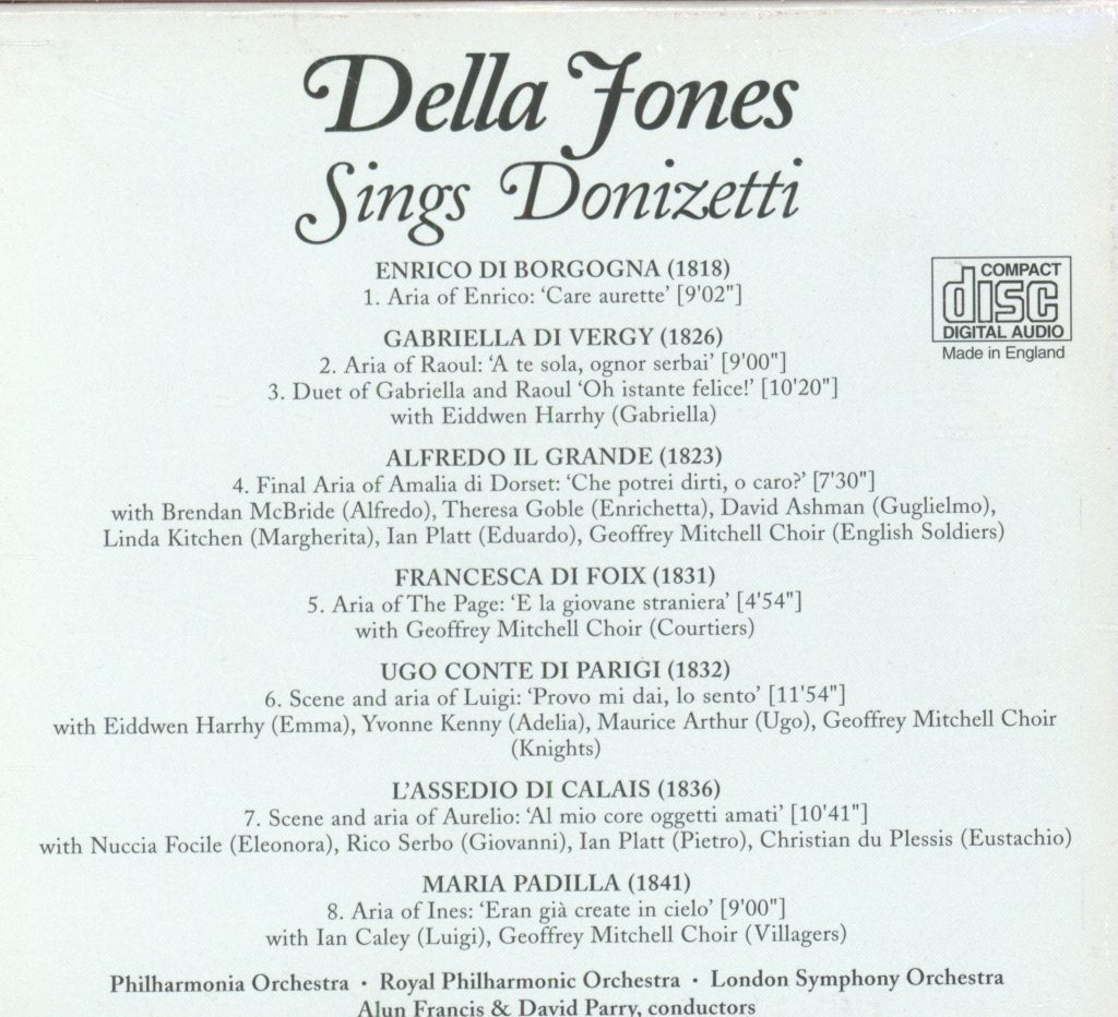 Della Jones - Sings Donizetti - Cd Set