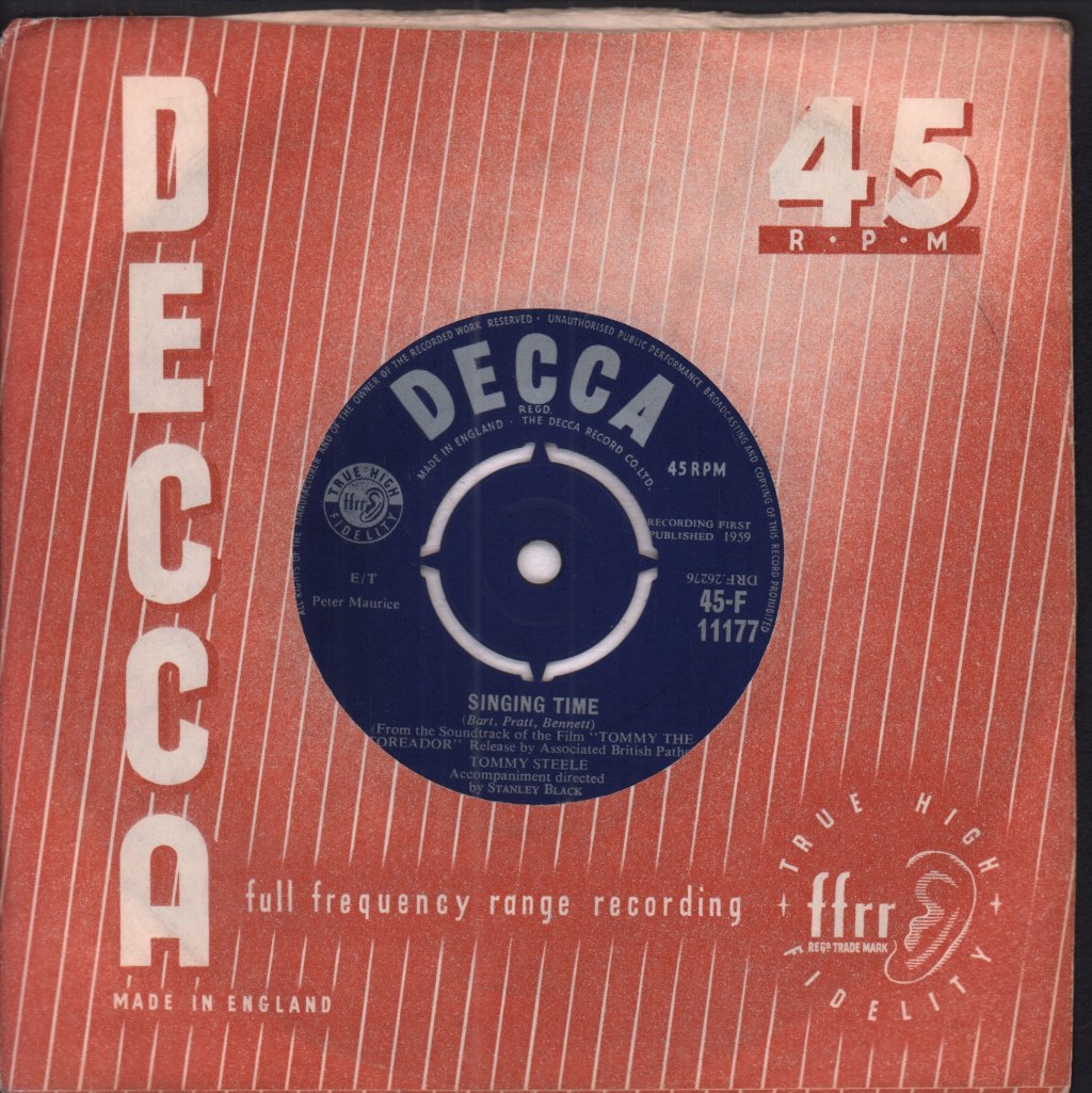 Tommy Steele - Little White Bull - 7 Inch