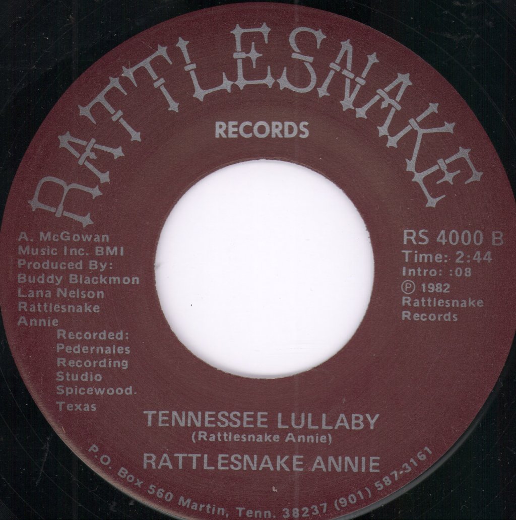 Rattlesnake Annie - Long Black Limousine - 7 Inch
