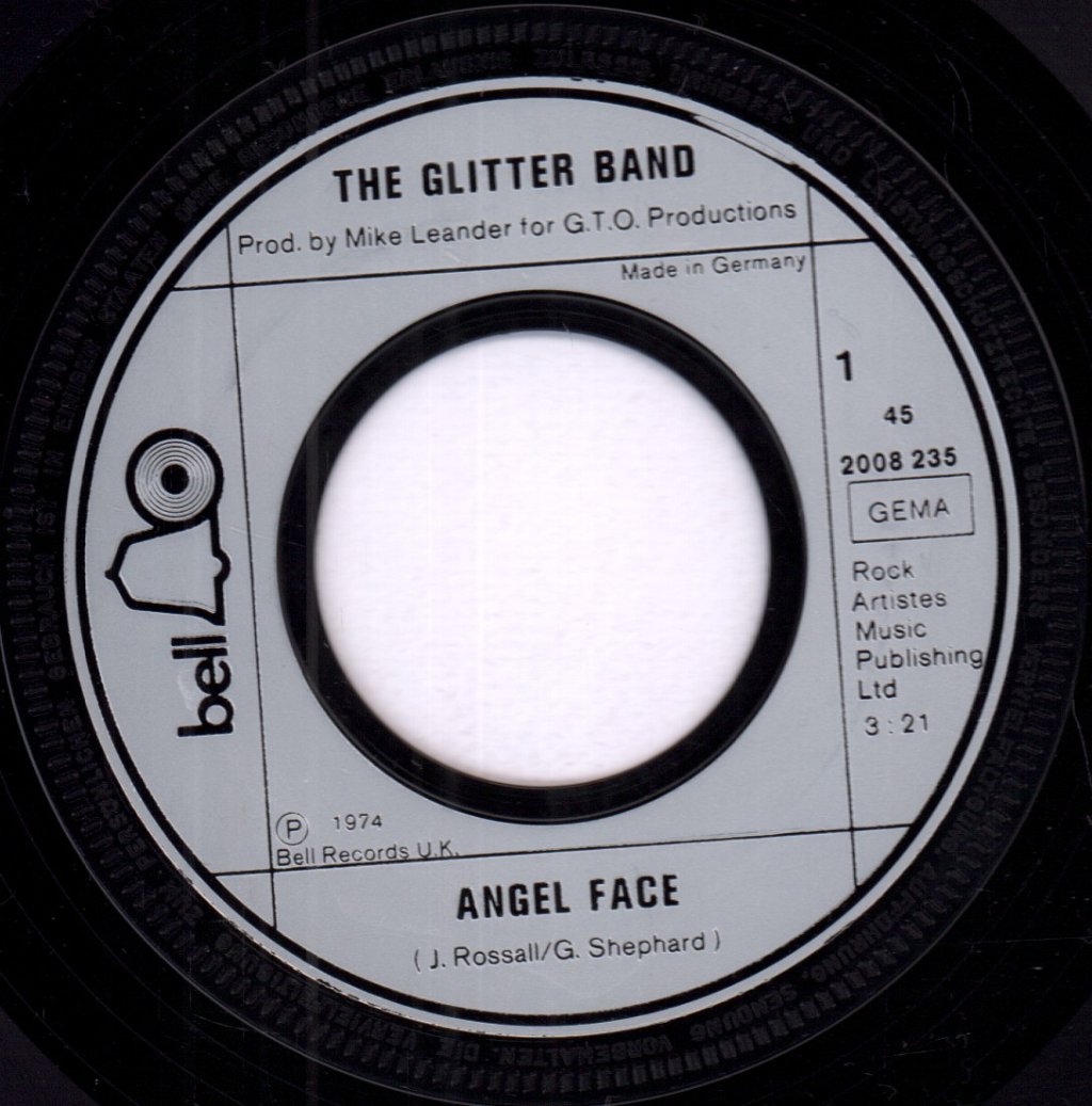 Glitter Band - Angel Face - 7 Inch