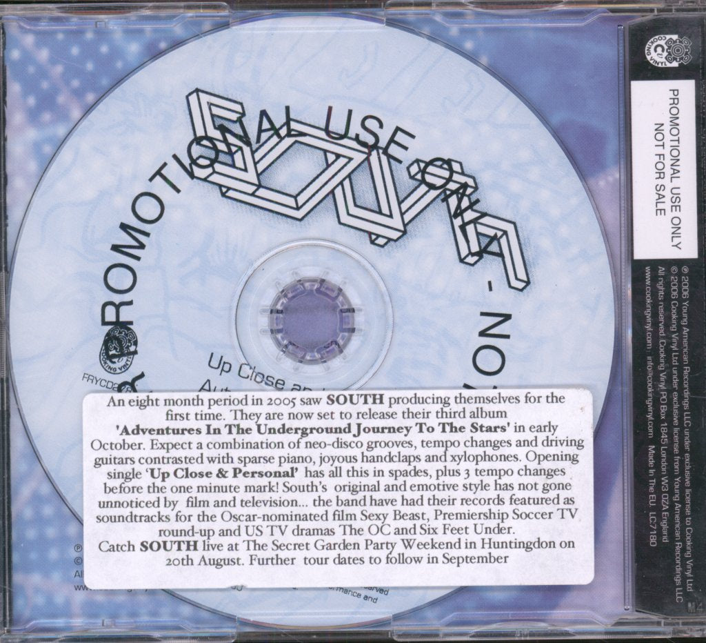 South - Up Close And Personal - Cd